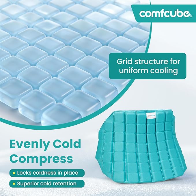 Large Ice Pack for Back Pain Relief, 2 Hours Long Lasting Cold Lower Back Wrap, FSA Eligible, Flexible Cold Pack for Lumbar Pain, Sciatica, Coccyx, Herniated or Degenerative Disc, Surgery