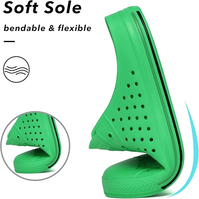 SAGUARO Women's Men's Garden Clogs Shoes Casual Slippers Unisex Quick Drying Sandals Summer Anti-Skid Beach Shoes