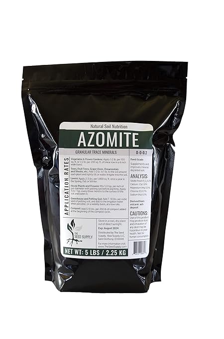 5 Pound Granular Azomite Trace Mineral Fertilizer