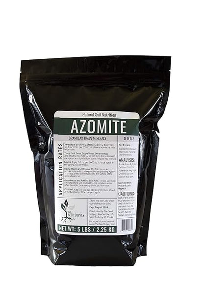 5 Pound Granular Azomite Trace Mineral Fertilizer