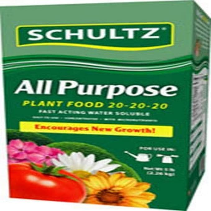 Schultz SPF70690 5# All Purpose Water Soluble Plant Food 20-20-20 (Pack of 6)