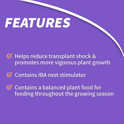 Bonide Garden Rich Root & Grow Root Stimulator & Plant Starter, 32 oz Concentrate 4-10-3 Fertilizer for Transplanting