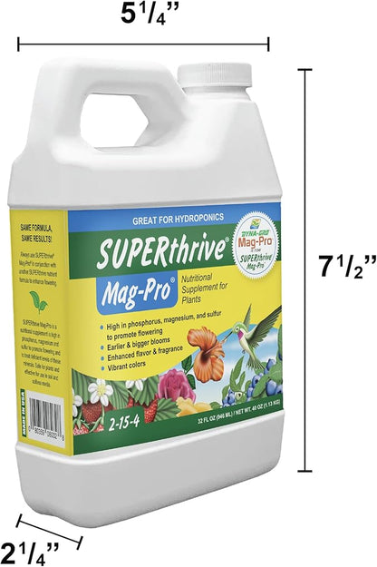 Dyna-Gro DYMAG032 Mag Pro Blossom Booster Supplement, 2-15-4, 1 Quart