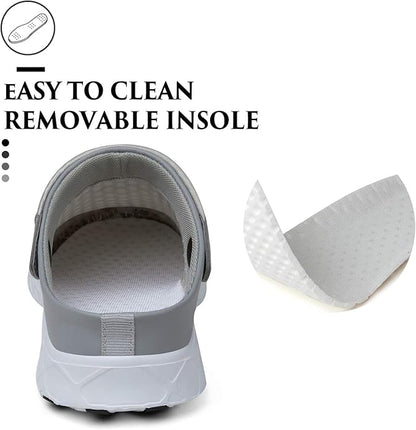 SAGUARO Men's Women's Quick Dry Garden Shoes Lightweight Breathable Gardening Clog Water Shoes Mesh Sandals for Sports Outdoor Beach Pool Exercise