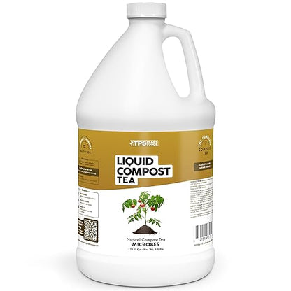 Compost Tea, Boosts Microbial Activity in Gardens for All Plants, 1 Gallon (128 oz)