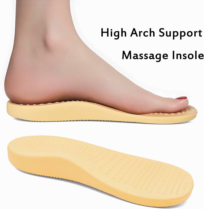 Women Men Orthopedic Clogs Arch Support Garden Shoes Sandals Slippers with Plantar Fasciitis Insoles