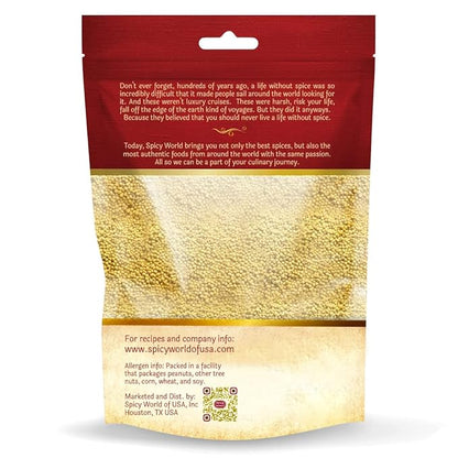 Spicy World Yellow Mustard Seeds Bulk, 5-Pounds