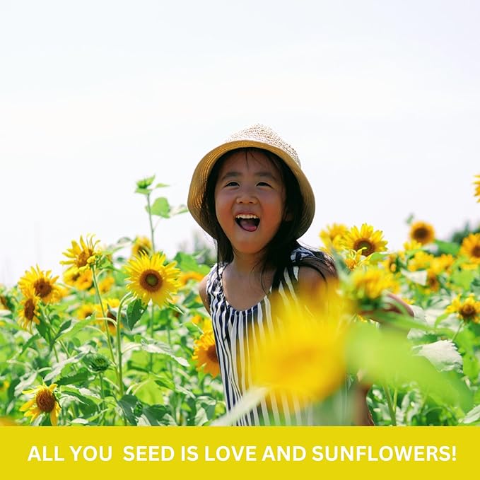 Kids Sunflower Garden Kit – Grow Your Own Sunflowers from Seeds with Greenhouse Germination Domes & Grow Rings, Non-GMO Seeds, BPA-Free | Gardening Gift for Kids & Families, Made in USA