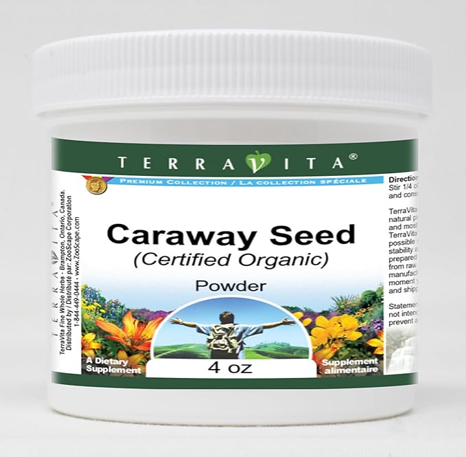 Caraway Seed (Certified Organic) Powder (4 oz, ZIN: 517592) - 3 Pack