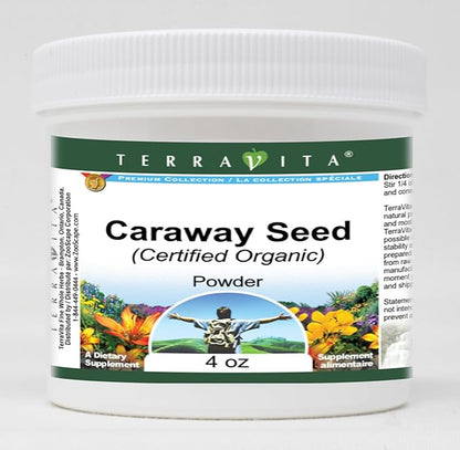 Caraway Seed (Certified Organic) Powder (4 oz, ZIN: 517592) - 3 Pack
