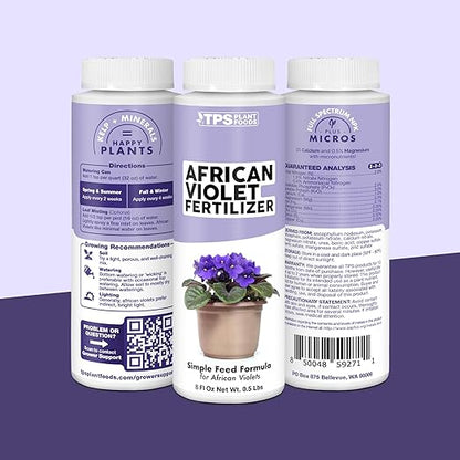 African Violet Fertilizer – Liquid African Violet Plant Food for Indoor Plants, 1 Gallon