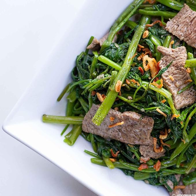 1000 Seeds - Kang Kong Seeds A.k.a. Rau Muong Or Ong Choy Seeds | Kong Xin CAI Seeds for Planting | Kangkong Non-GMO Seeds for A Fresh Vegetable Garden