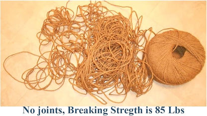 Coconut Fiber Twine Made of 100% Natural Coconut Fiber,Weight per Spool is 7 Lbs,and Length is + 1100 Feet,Thickness 5 mm