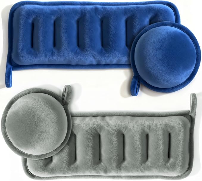 Small Microwave Heating Pad Rice Hot Pack with Moist Warm Compress Packs Microwavable for Pain Relief Reusable Bean Bag Compresas Calientes Secented and Unscented Pack of 4