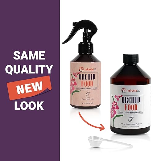Liquid Orchid Fertilizer - Special Formula with Natural Organic Ingredients (3.4 oz)