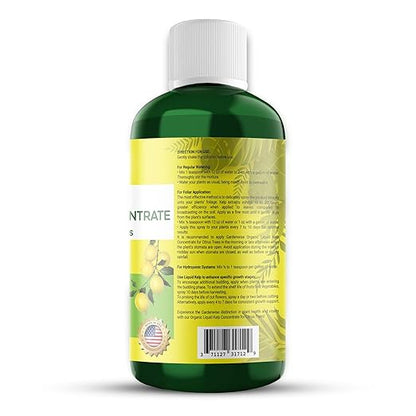 Organic Premium Kelp Seaweed Fertilizer: All-in-One Citrus Tree Fertilizer for Meyer Lemon, Lime, and Other Fruiting Trees - Liquid Plant Food for Potted & Outdoor Citrus Trees (16 OZ)