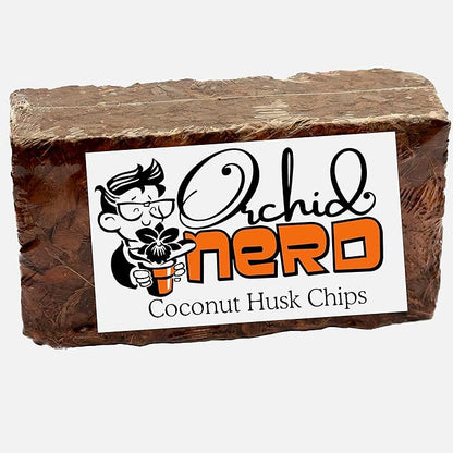 Premium Coconut Coir Fiber Husk Chips Brick 500 g OMRI Listed Organic Growing Medium for Orchids Houseplants Reptiles Terrariums