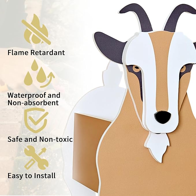 Antelope Planter, Cute Animal Shape Flower Planters, Plant Pots for Indoor/Outdoor Garden Decor, Unique Gifts/Souvenirs for Pet Lovers