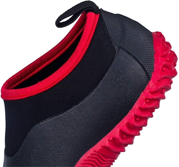 SYLPHID Men's Garden Shoes Women's Rain Shoe Waterproof Neoprene Camp Booties for Camping, Lawn Care, Gardening and Yard Work