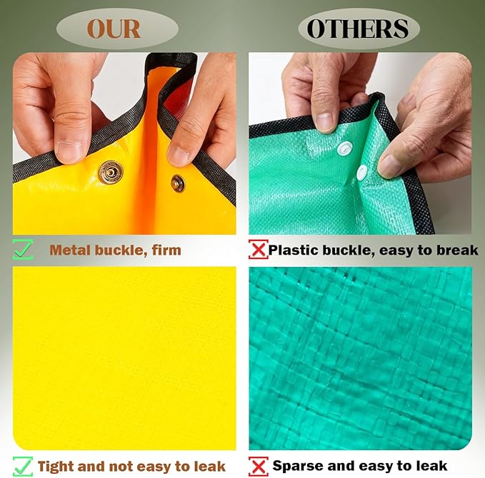 Portable Repotting Mat Suitable for Plant Transplanting and Potting Soil Easy to Store Leak-Proof and Waterproof Design.Makes Repotting Easier.The Best Gift for Gardening Enthusiasts 26" x 26"