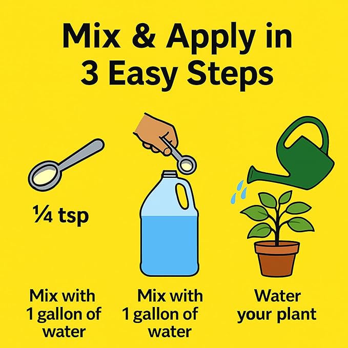 Growth Impact Super Concentrated Vitamin Solution - GS Plant Foods Plant Liquid All Purpose Plant Nutrition Vitamins and Hormones for All Types of Plants, Trees or Turf (8oz)