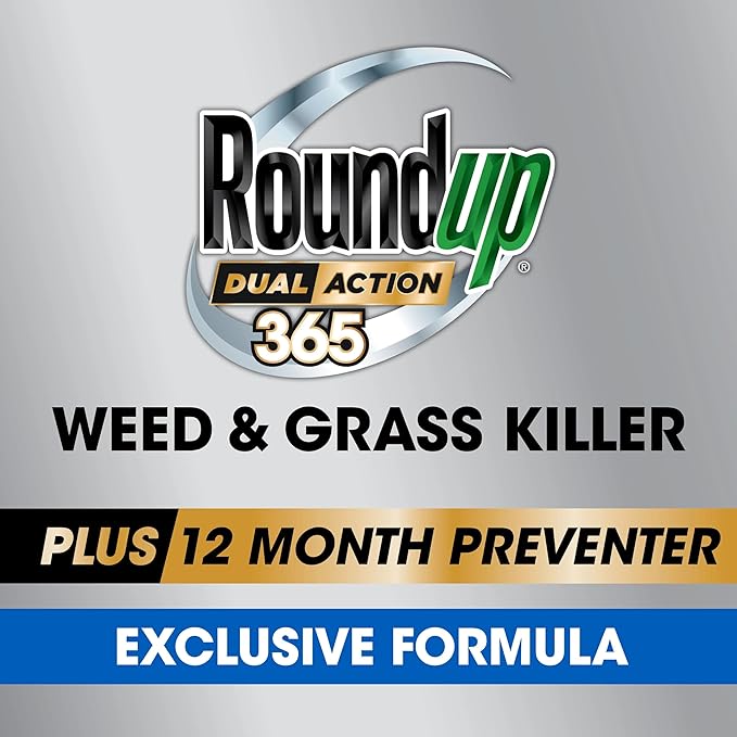 Roundup Dual Action 365 Weed & Grass Killer Plus 12 Month Preventer with Pump 'N Go 2 Sprayer, 1.33 gal.