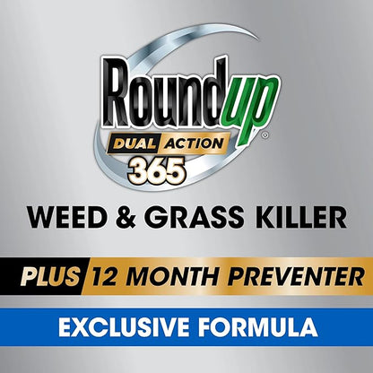 Roundup Dual Action 365 Weed & Grass Killer Plus 12 Month Preventer with Pump 'N Go 2 Sprayer, 1.33 gal.