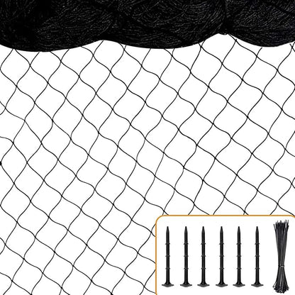 Chicken Netting 25'x25' with 1" Mesh Nylon Bird Netting for Chicken Coop, Heavy Duty Poultry Net Bird Net for Garden Deer Fence for Fruit Tree