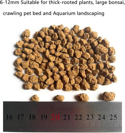 Japanese Super Hard Akadama Bonsai Soil - Medium Grain (22.5lb) | Ideal for Established Medium to Large Bonsai, Pond Plants, Bonsai Drainage Layers, Plants with Extensive Root Systems