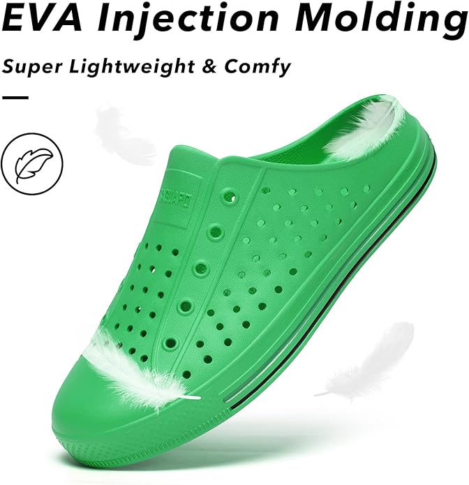 SAGUARO Women's Men's Garden Clogs Shoes Casual Slippers Unisex Quick Drying Sandals Summer Anti-Skid Beach Shoes
