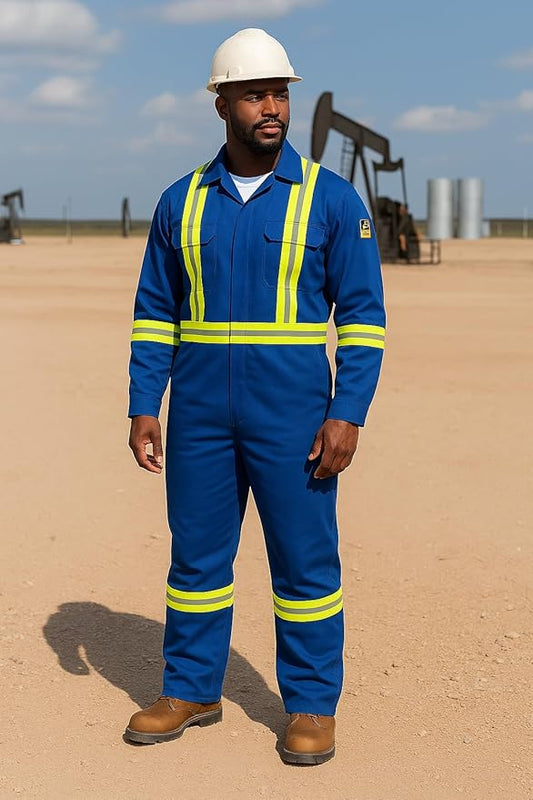 Just In Trend Mens Flame Resistant FR Coverall with multiple options