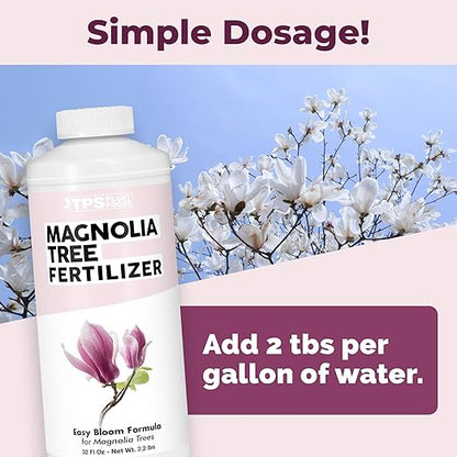 Magnolia Tree Fertilizer – Liquid Magnolia Tree Plant Food for Beautiful Blooms & Healthy Growth, 32 oz