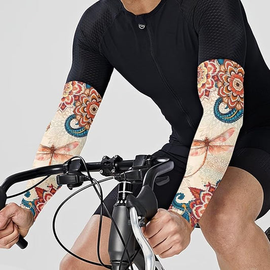 Binienty Unisex Arm Sleeves for Driving, Golf, Cycling, Sports, UV Protector Cooling Arm Sleeves Cover