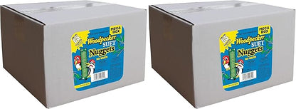 C&S Wild Bird Woodpecker Suet Nuggets Mega Box,8 Pounds,(Pack of 2)