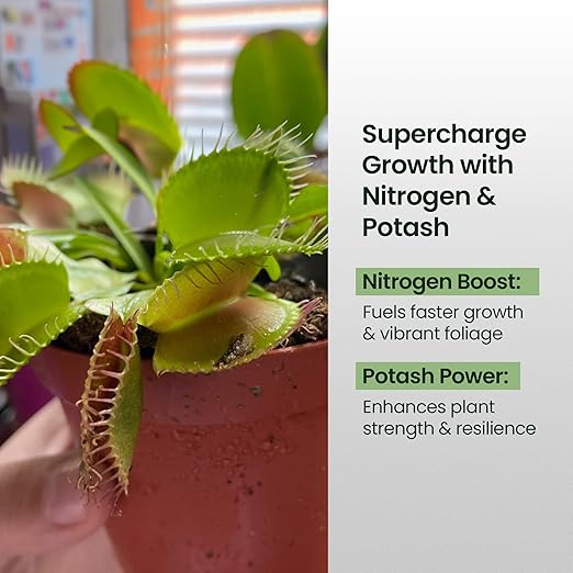4oz Carnivorous Plant Food Spray & Venus Fly Trap Food - Up to 600 Sprays, Tropical Plant Fertilizer for Carnivorous Plants, Premium Liquid Fertilizer & Feeding Supplement for Consistent Growth