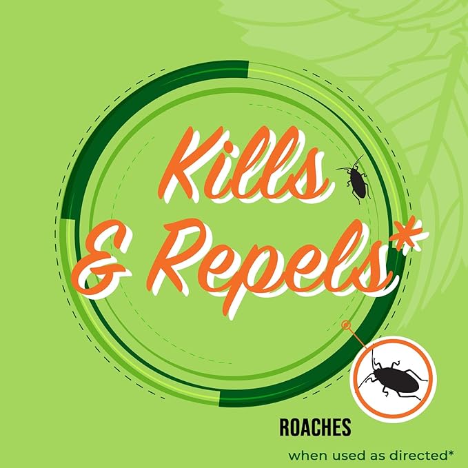 Mighty Mint Peppermint Oil Roach Repellent Spray – Natural Cockroach Killer for Indoor & Outdoor Use – Plant-Based Insect & Pest Control – 16 oz (Pack of 2)