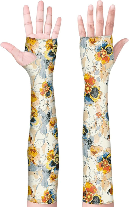 Gardening Sleeves for Women Farm Sun Protection Thorn Proof Cooling Arm Sleeves to Cover Arms for Garden Sports