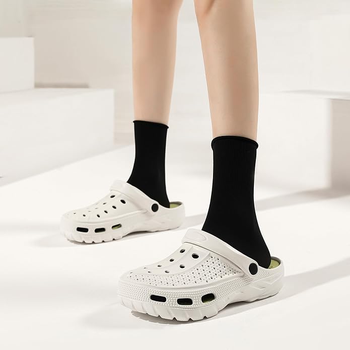 Women Men Orthopedic Clogs Arch Support Garden Shoes Sandals Slippers with Plantar Fasciitis Insoles
