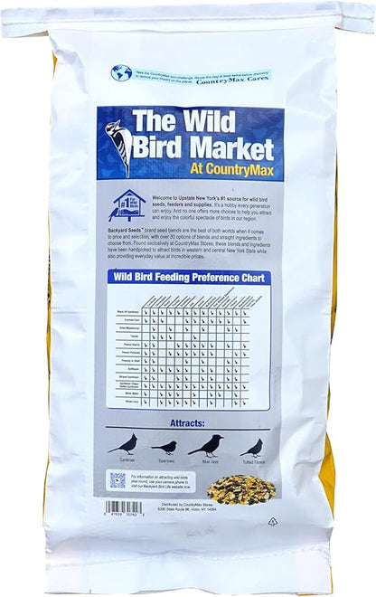 CountryMax Backyard Seeds Value Blend Economy Mix Wild Bird Seed (40 Pounds)