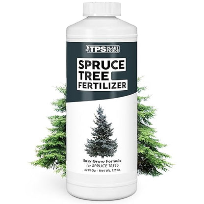 Spruce Tree Fertilizer for Spruce Trees, Great for White Spruce, Blue Spruce, and Norway Spruce, Liquid Fertilizer by TPS Plant Foods, 32 oz (1 Quart)