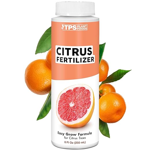 Citrus Fertilizer – Liquid Citrus Tree Fertilizer & Plant Food for All Potted & Outdoor Tree Varieites, 8 oz