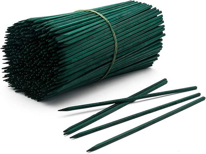 Royal Imports Green Wood Plant Stake, Floral Picks, Wooden Sign Posting Garden Sticks (Approx 100 Pcs) - 8 Inch
