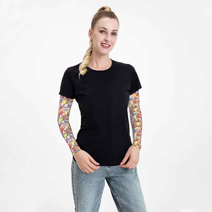 Arm Sleeves Outdoor Garden Sports Cooling Sun Sleeve for Women Men Farm