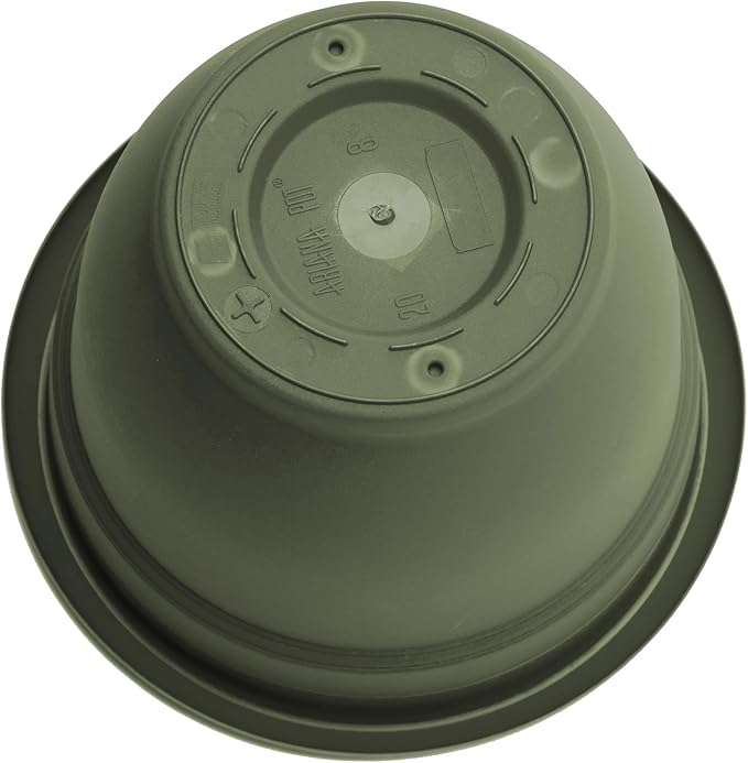 Bloem Ariana Pot Planter: 12" - Living Green - Durable Resin Pot, For Indoor and Outdoor Use, Gardening, Self Watering Disk Included, 3 Gallon Capacity