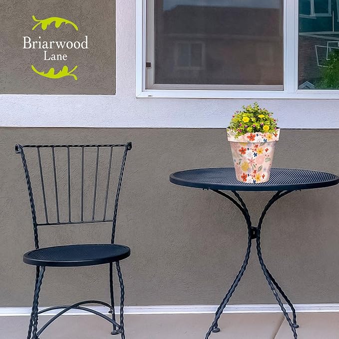 Briarwood Lane Colorful Flowers Small Planter