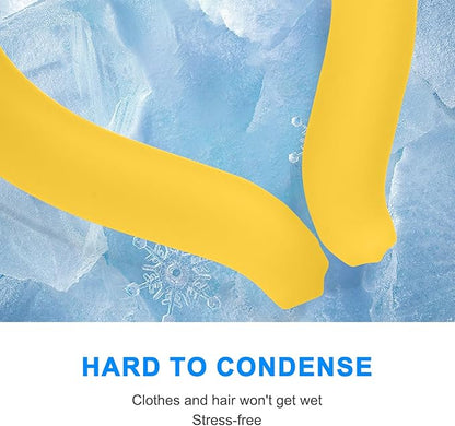 2-Pack Reusable Neck Cooling Tubes with Insulated Bag – Fast Freeze Ice Neck Wraps for Hot Weather, Sports & Outdoor Use, Eco-Friendly Ice Ring for Instant Cooling Relief Size M (Lemon Yellow)