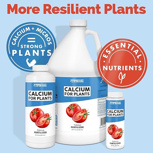 TPS NUTRIENTS Calcium for Plants – Liquid Calcium Fertilizer to Support Healthy Growth & Help Prevent Common Calcium Deficiencies, 32 oz