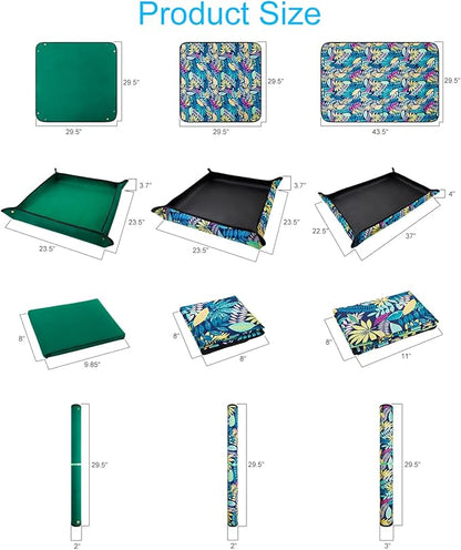 Extra Large Thickened Repotting Mat Waterproof Plant Mat, 43.5"x 29.5" Oxford Succulent Gardening Mat, Foldable Potting Tray for Indoor Plants Transplanting and Mess Control
