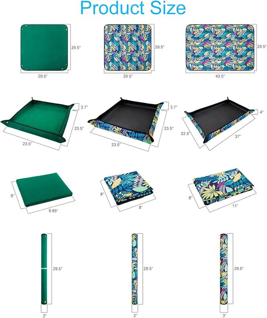 Extra Large Thickened Repotting Mat Waterproof Plant Mat, 43.5"x 29.5" Oxford Succulent Gardening Mat, Foldable Potting Tray for Indoor Plants Transplanting and Mess Control
