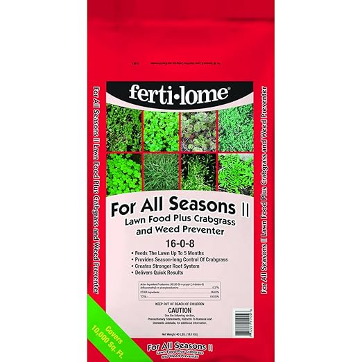 VPG Fertilome for All Seasons II Lawn Food Plus Crabgrass & Weed Preventer, 40#